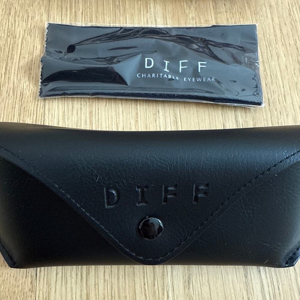 Diff Sunglasses Rectangular Indy Brown Black - image 2